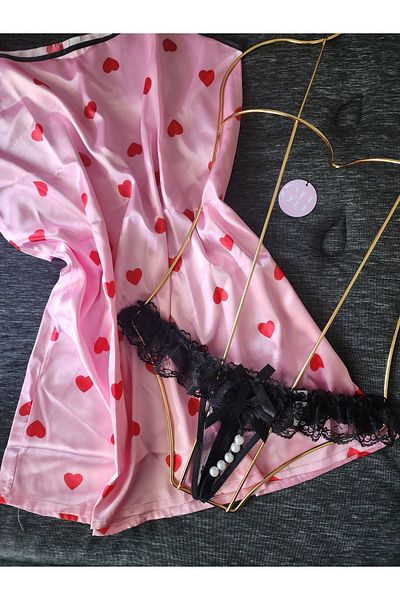 G&H UNDERWEAR Pearl String Thong Panties Nightgown