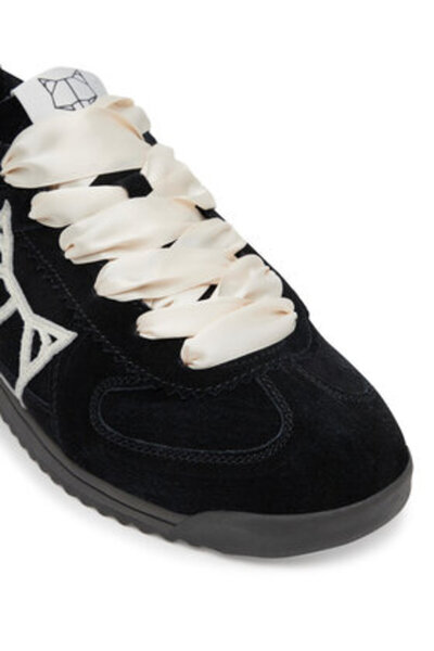 NAKED WOLFE Teniși de damă negri NAKED WOLFE-EXPOSUREE SUEDE BLACK