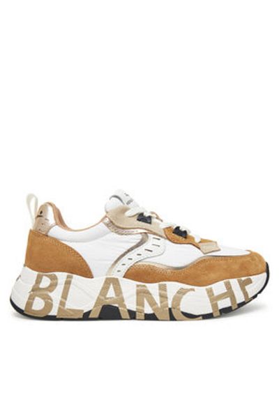 Voile Blanche Teniși de damă albi VOILE BLANCHE-2017475 2D27 CARAMEL-ALB