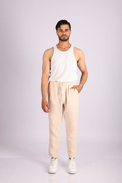 JAKOTTO Muslin Fabric Men's Basic Pants