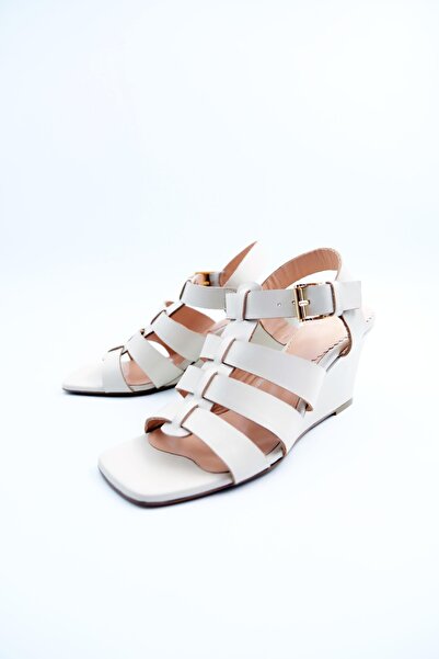 Tenau Women's Genuine Leather Wedge Heel Shoes