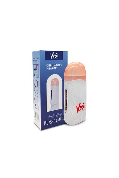 Viva Professional Depilatory Roll On Wax Heater With Cable Machine for Body Hair Removal Pink/ Blue