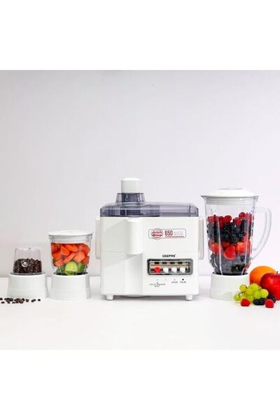 Geepas 650W 4-in-1 Food Processor - GSB6147
