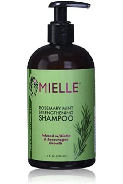 mielle organics Rosemary Mint Strengthening Shampoo, Infused with Biotin, 12 Ounces