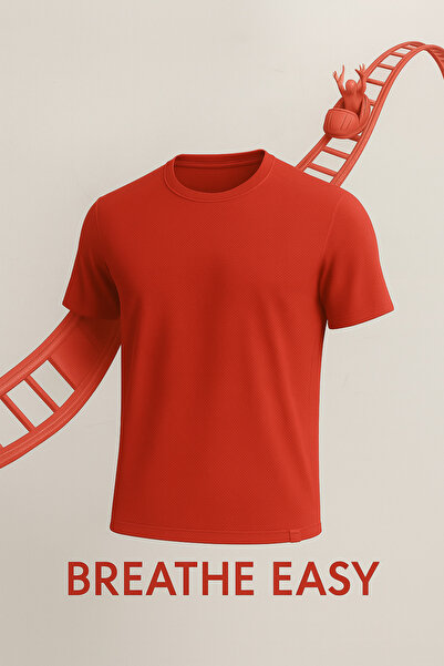 KaeLaurean Ανδρικό αθλητικό μπλουζάκι Performance Quick Dry Εύκαμπτο και ανθεκτικό ύφασμα που απομακρύνει την υγρασία Fitness T-shirt