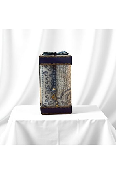 SALVUS Hac Umre Mevlüt Hediyesi Özel Kutulu Seccade Tesbih Seti"