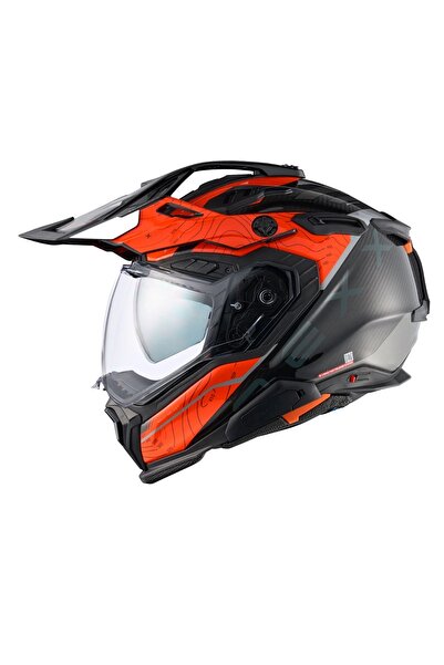 Nexx X.WED 3 FURKA KARBON TURUNCU-GRİ KASK