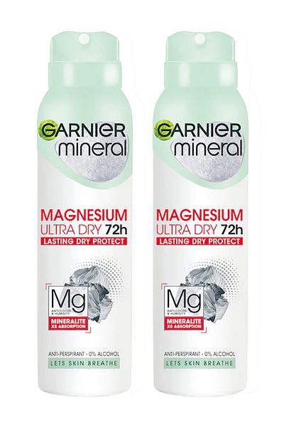 Garnier Αποσμητικό Garnier Mineral Magnesium Ultra Dry για γυναίκες, 150 ml