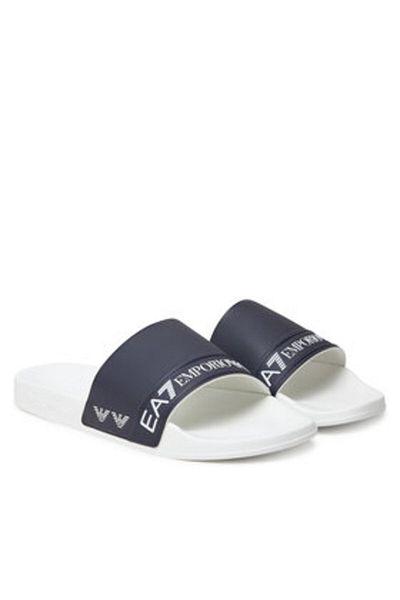 EA7 Emporio Armani Sandale bărbătești albastre EA7 EMPORIO ARMANI-7X000110 AF15128 M0114 WHITE/CAPTAIN SKY