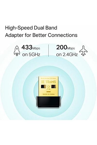 TP-LINK Nano AC600 USB Wifi Adapter (Archer T2U Nano)