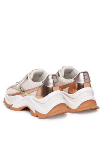 Steve Madden Women's Sneakers beige STEVE MADDEN-SM11002327 SG3 SILVER / GOLD CREAM