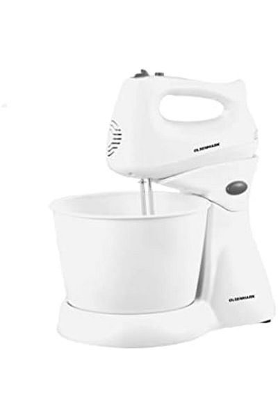 Olsenmark 200W Stand Mixer, 2.5 Liter Capacity, White