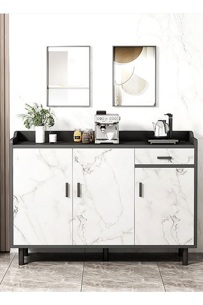 sharpdo Home Kitchen Dining Side Storage Cabinet 100*34*93cm