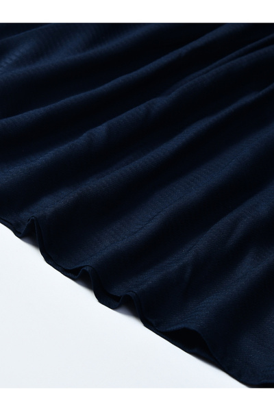 Bella Moda By Styli Embroidered Balloon Sleeves Knee-Length Dress