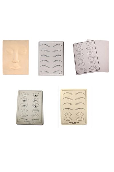 ZORAKOZMETİK Latex for Permanent Makeup and Tattoo Practical Practice 5 Pack Mixed - (Randomly Selected)