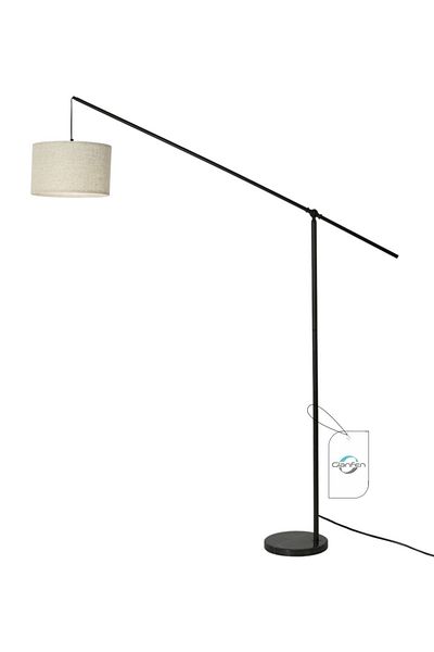 sharpdo Arc Floor Lamp, Overhang Cantilever Standing Floor Lamp for Couch, Sofa, Reading, Living Room