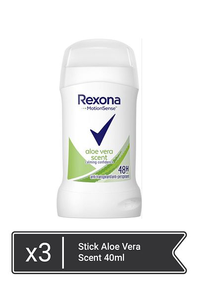 Rexona Rexona Στικ Αλόης Βέρα 40ml x 3 τεμάχια