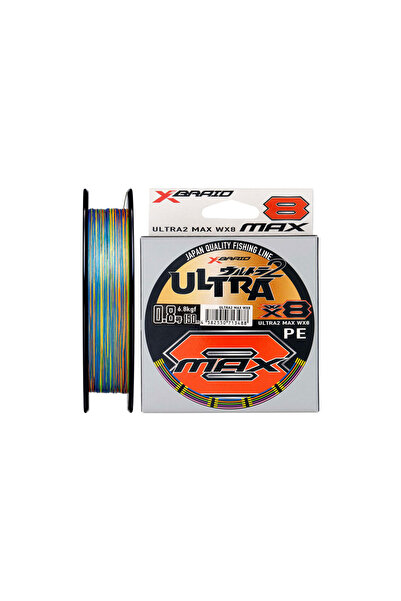YGK XBraid Ultra 2 Max PE WX8 300 Mt Multicolor İp Misina