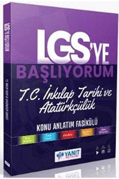 Yanıt Yayınları Yanıt Yayınları LGS' ye Başlıyorum T.C. İnkılap Tarihi Ve Ata...
