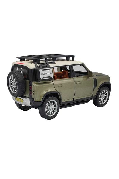 Vardem Die Cast 1:22 Pull and Drop Safari Metal Jeep with Sound and Light