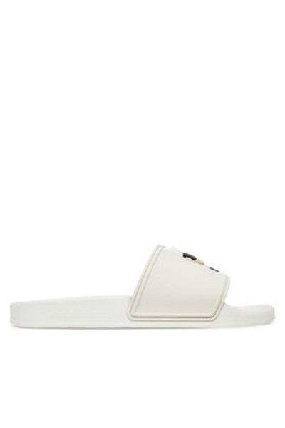 Karl Lagerfeld Men's Flip-flops white KARL LAGERFELD-KL70005A VT1 OFF WHITE RUBBER
