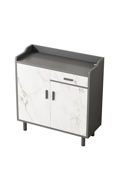 sharpdo Modern Simple Cabinet Living Room Storage Cabinet Tea Cabinet Home Cabinet 80*40*92.5cm