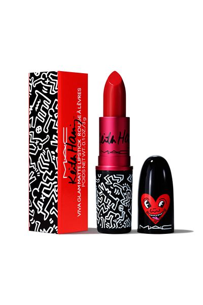 M.A.C Ruj de lungă durată Mac Viva Glam X Keith Haring, 3 gr, roșu Haring
