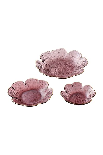 sharpdo Three Pieces Creative Clover Hammer Phnom Penh Household Glass Plate