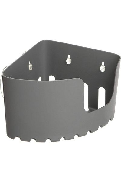 Tatay Standard Polypropylene Corner Storage Basket with Suction Cups