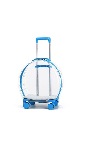 Mixpet Tam Şeffaf Fonksiyonlu Tekerlekli Evcil Hayvan Taşıma Çantası