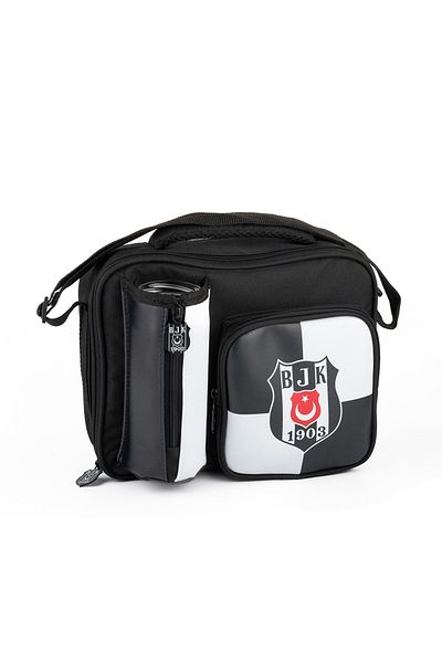 Beşiktaş Beşiktaş Officially Licensed Bjk 1903 Logo Patterned Artificial Leather 3 Compartment Lunch Box 25362