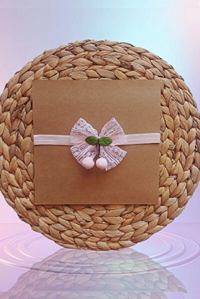 Panowill Design Kız Bebek Dantel ve Keçe Süslemeli Özel Gün Saç Bantları Bebe...