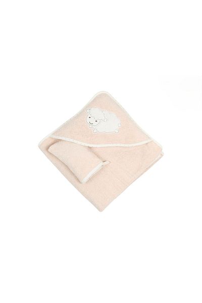 Bebekevi Little Emu Sheep Knitted Baby Towel 74X74