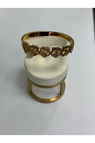 VLDORO Steel Double Color Flower Bracelet
