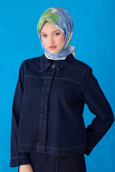 Belli Φουλάρι από ΚΑΘΑΡΟ ΜΕΤΑΞΩΤΟ 4127D (TWILL)-80