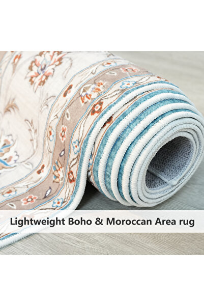 sharpdo Home Decoration Area Imitation Cashmere Carpet, Suitable for Bedroom, Living Room, Sofa