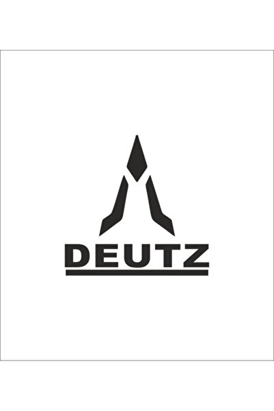 ÖZGÜL REKLAM ملصق شعار دويتز / ملصق جرار 33x33 سم