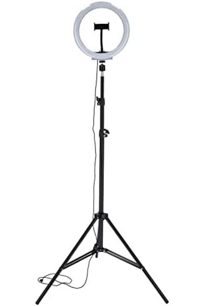 Olsenmark 10 Inch Selfie Ring Light with Tripod Stand