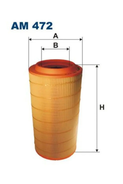 Filtron Air Filter Long Type New Model M-Benz 1840 Axor