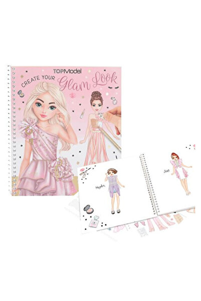 Top Model Topmodel Eye-Catching Design Coloring Book 13583