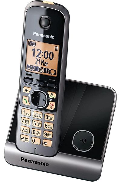 PANASONIC Digital Cordless Phone with Call Blocking, Arabic language support, 1 Handset, UAE Certifi