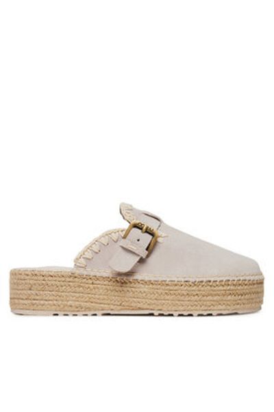 Mou Women's Espadrilles gray MOU-MU.SW641000A CHLK CHALK