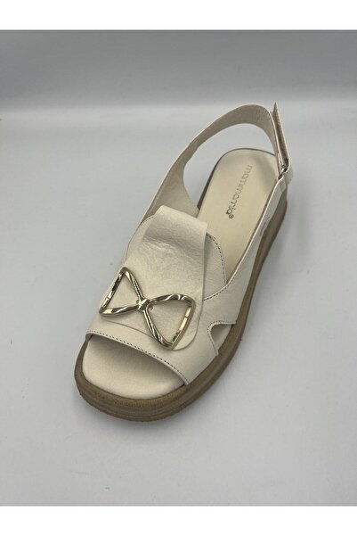 Mammamia Women Leather Daily Casual Sandals