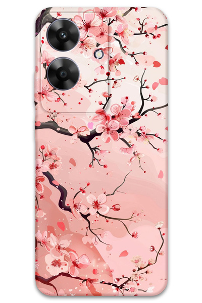 Gramaphone Realme Note 60 Compatible Flower Pattern Phone Case + Screen Prote...