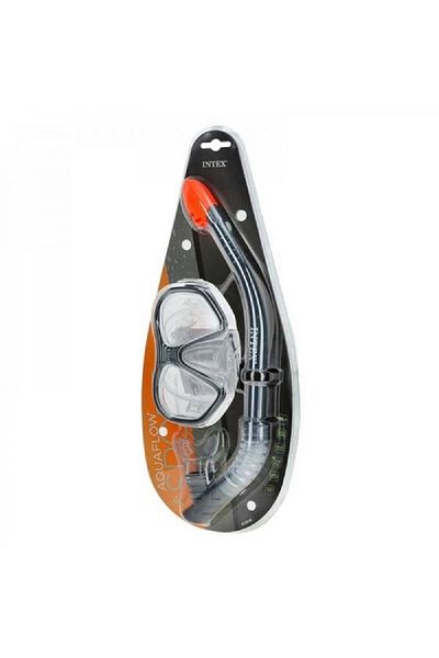 Intex Reef Rider Swim Set Mask with Snorkel Grey and Clear