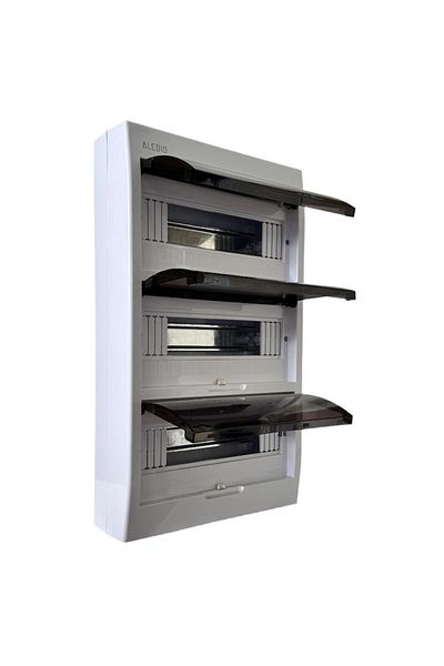 ALEDIO Tablou policarbonat, aparent, 36 module, 3 randuri, IP50, Aledio