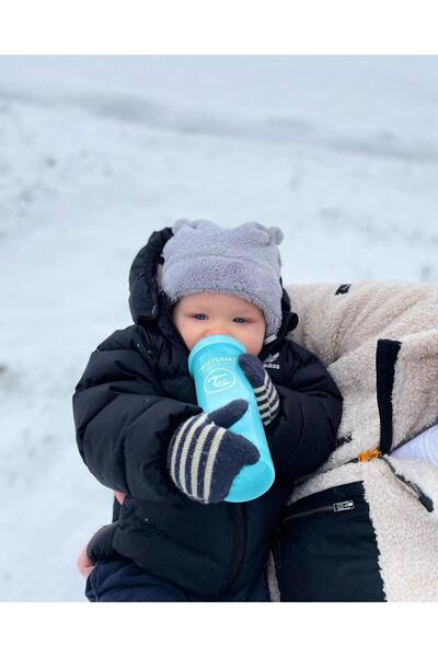 Twistshake Blue Anti-Colic Baby Bottle (4+ Months) (330 ml)