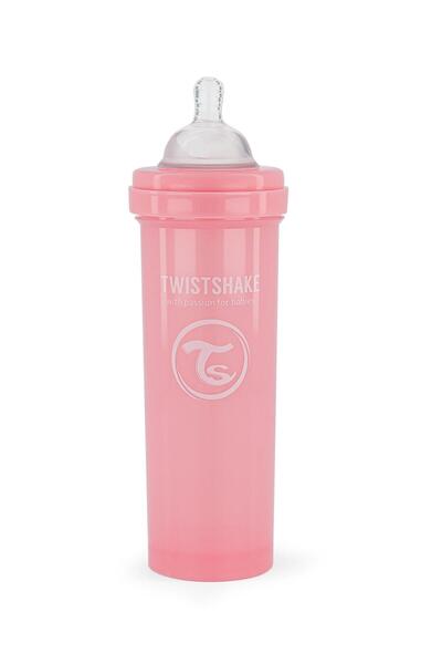 Twistshake Pink Anti-Colic Baby Bottle (4+ Months) (330 ml)