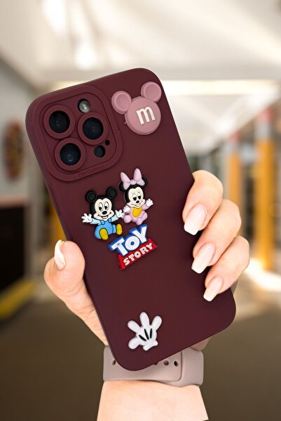 PSGT apple İphone 13 promax Tasarımlı Desenli Kamera Korumalı toystory mickey...