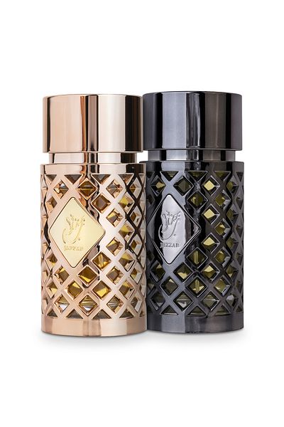 ARD AL ZAAFARAN Pachet cu 2 parfumuri bestseller, Jazzab Gold 100 ml și Jazzab Silver 100 ml